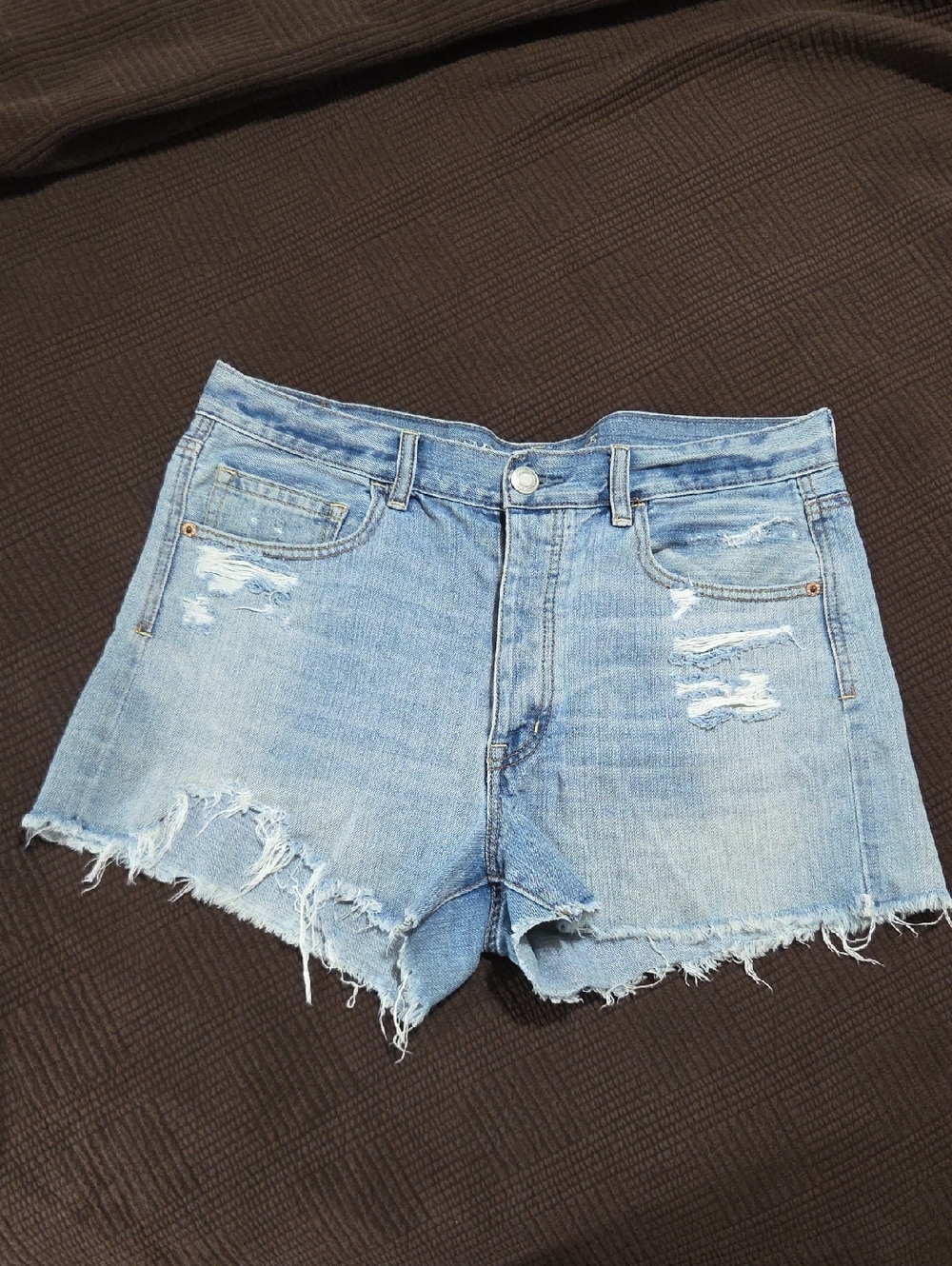 AE 5 Button Denim Shorts - Size 12
